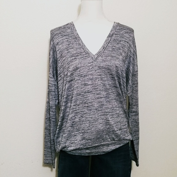 Wilfred Free Sweaters - 💗Oversized Heather Grey V-Neck Sweater